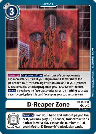 D-Reaper Zone - BT19-100 - C