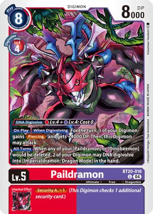 Paildramon - BT20-016 - U