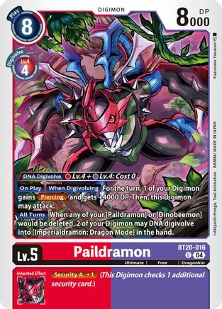 Paildramon - BT20-016 - U