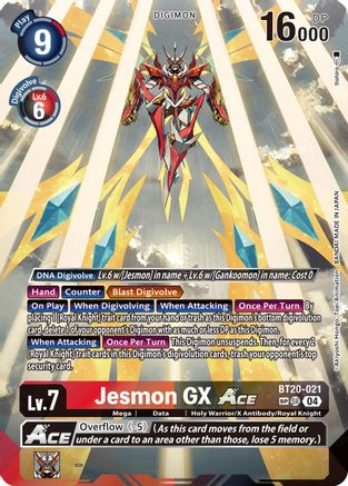 Jesmon GX ACE (Textured) - BT20-021 - SR - Foil
