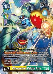 Chaosmon: Valdur Arm - BT20-037 - SR - Foil