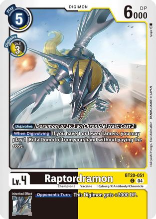Raptordramon - BT20-051 - C