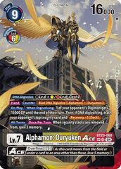 Alphamon: Ouryuken ACE (Textured) - BT20-060 - SR - Foil