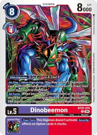 Dinobeemon - BT20-074 - U