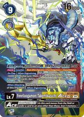 Fenriloogamon: Takemikazuchi ACE (Textured) - BT20-081 - SR - Foil