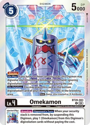 Omekamon - BT20-083 - R - Foil
