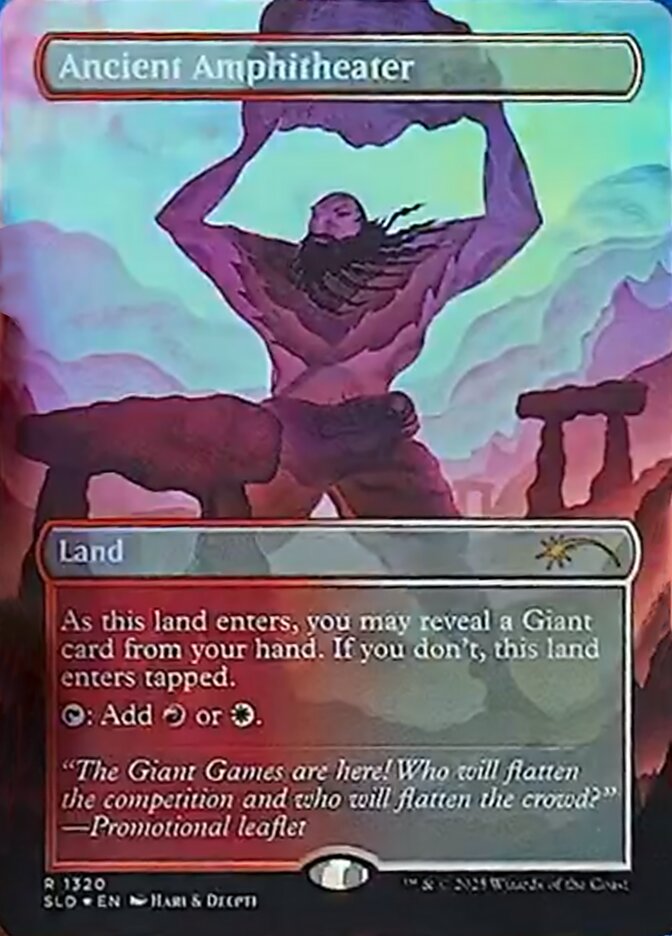 Ancient Amphitheater - Rainbow Foil