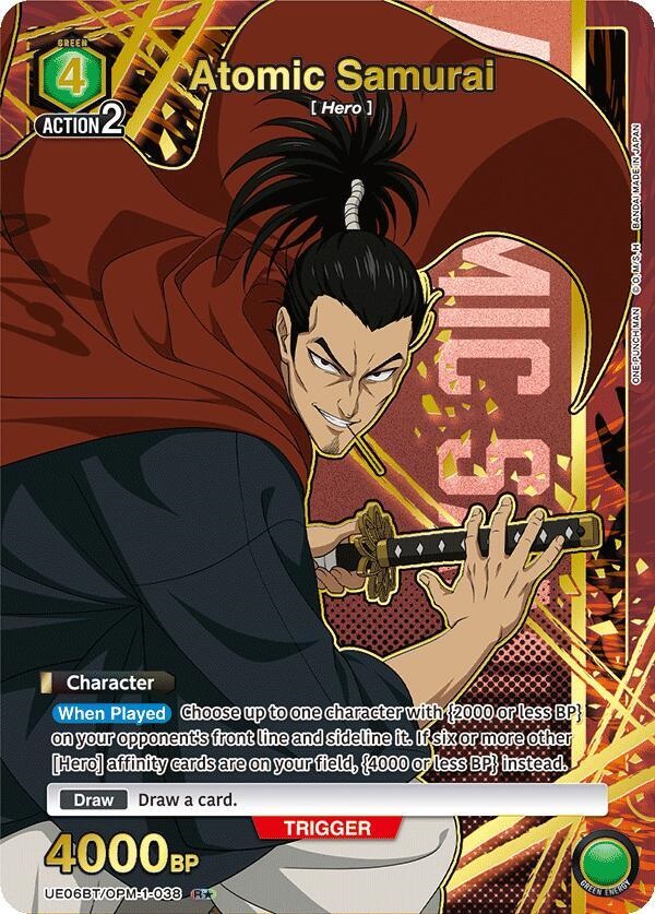Atomic Samurai (R*) - UE06BT/OPM-1-038 - Rare 1-Star - Foil