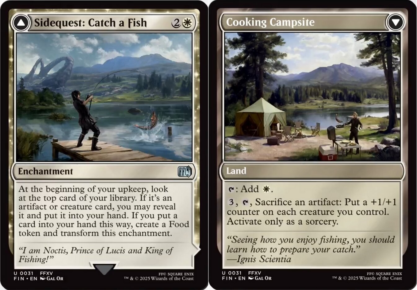 Sidequest: Catch a Fish // Cooking Campsite