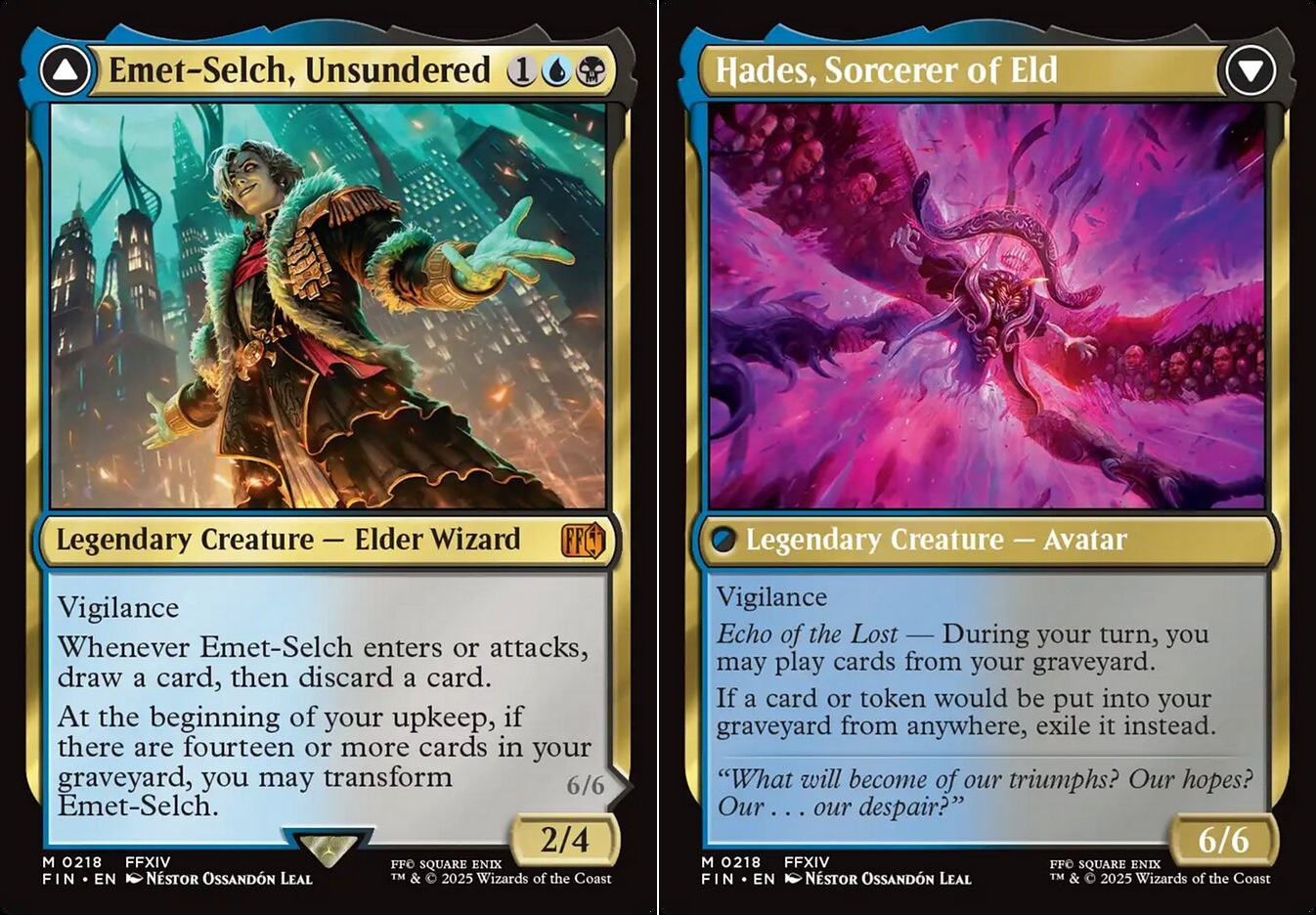 Emet-Selch, Unsundered // Hades, Sorcerer of Eld - Foil