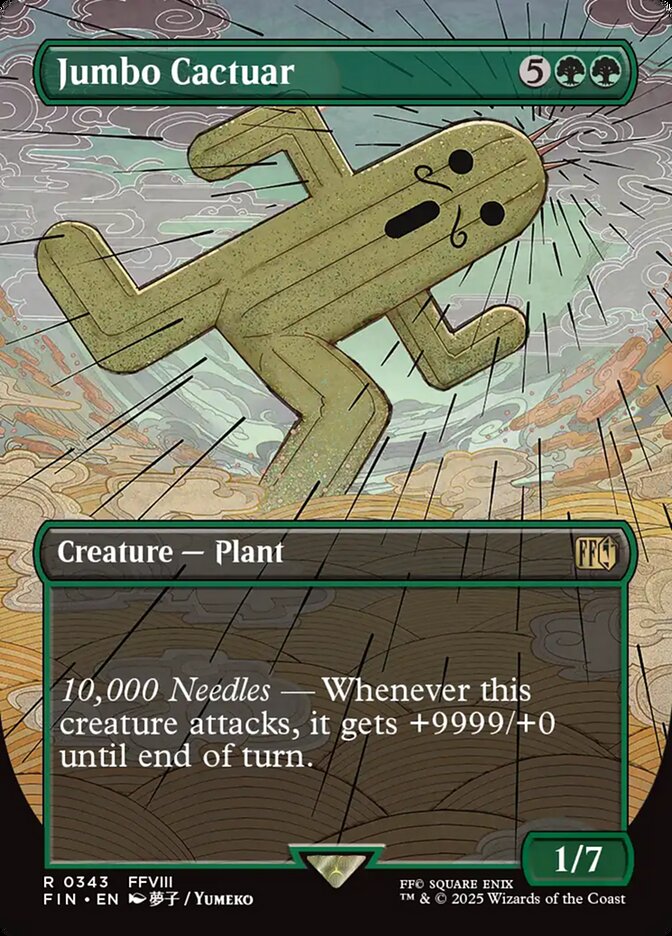 Jumbo Cactuar - Borderless
