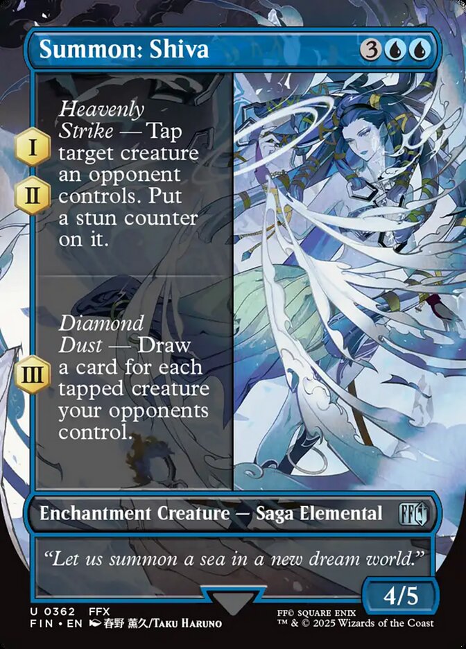 Summon: Shiva - Foil - Borderless