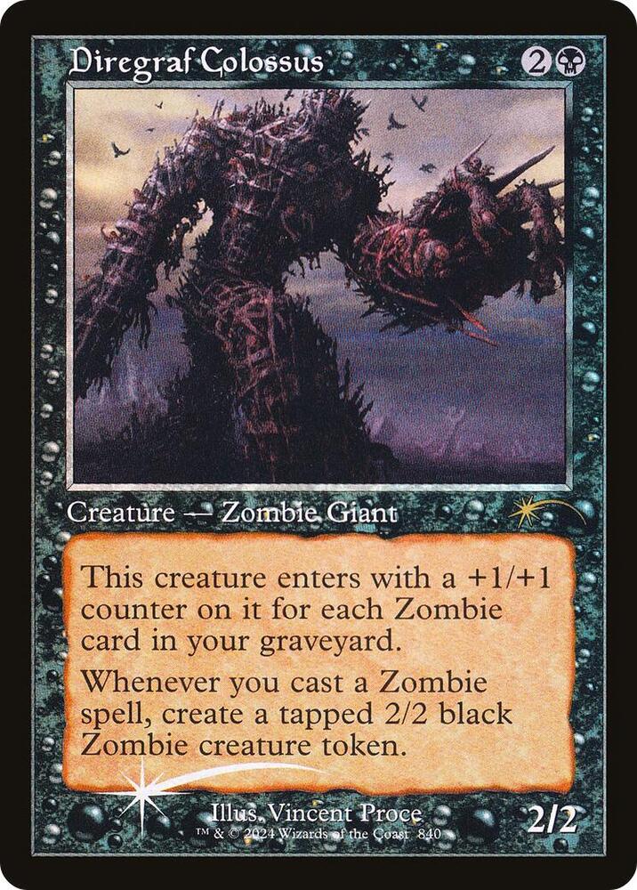 Diregraf Colossus - Retro Frame - Foil