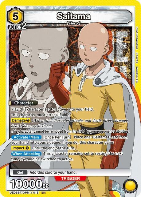 Saitama (018) - UE06BT/OPM-1-018 - Super Rare - Foil