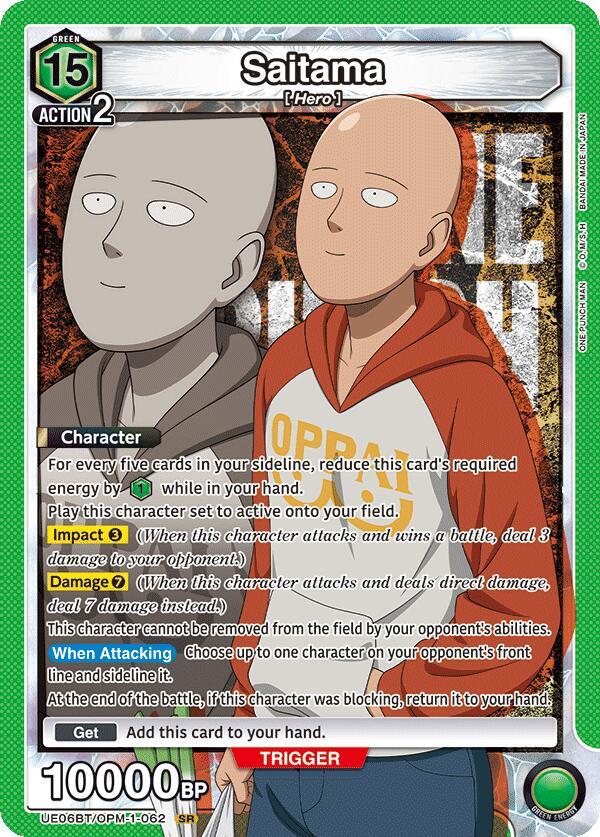 Saitama (062) - UE06BT/OPM-1-062 - Super Rare - Foil