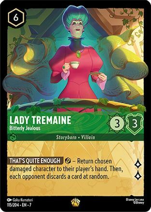 Lady Tremaine - Bitterly Jealous - 115/204 - Legendary - Cold Foil