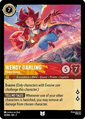 Wendy Darling - Pirate Queen - 12/204 - Uncommon - Cold Foil