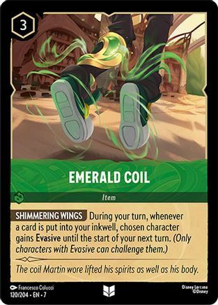 Emerald Coil - 120/204 - Uncommon - Cold Foil