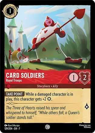 Card Soldiers - Royal Troops - 129/204 - Common