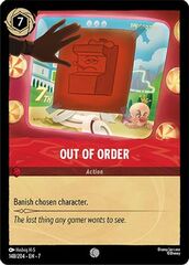 Out of Order - 148/204 - Common