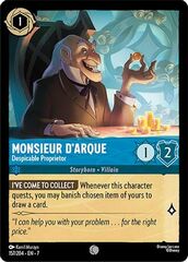 Monsieur D'Arque - Despicable Proprietor - 157/204 - Common