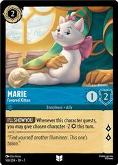 Marie - Favored Kitten - 166/204 - Uncommon - Cold Foil