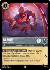 Razoul - Menacing Guard - 189/204 - Common - Cold Foil