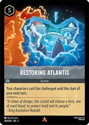 Restoring Atlantis - 201/204 - Rare - Cold Foil