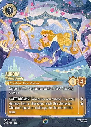 Aurora - Waking Beauty - 205/204 - Enchanted - Holofoil