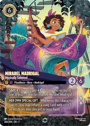 Mirabel Madrigal - Musically Talented - 206/204 - Enchanted - Holofoil