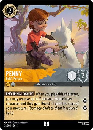 Penny - Bolts Person - 21/204 - Uncommon - Cold Foil