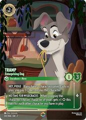 Tramp - Enterprising Dog - 212/204 - Enchanted - Holofoil