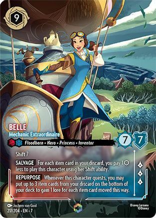 Belle - Mechanic Extraordinaire - 217/204 - Enchanted - Holofoil