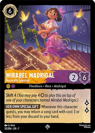 Mirabel Madrigal - Musically Talented - 35/204 - Super Rare