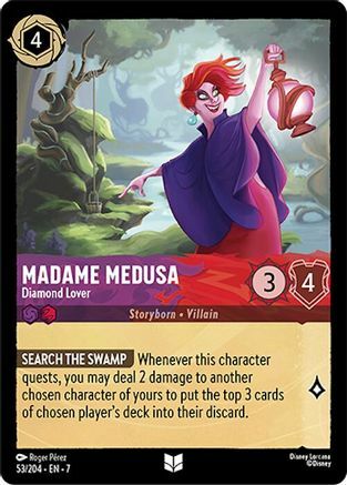 Madame Medusa - Diamond Lover - 53/204 - Uncommon - Cold Foil