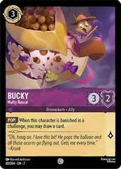 Bucky - Nutty Rascal - 60/204 - Common - Cold Foil