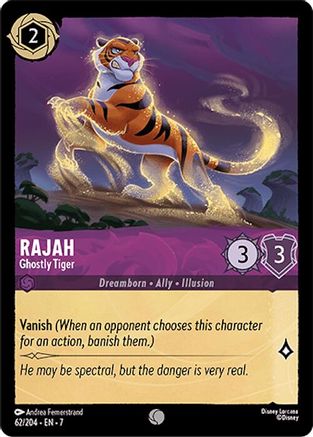 Rajah - Ghostly Tiger - 62/204 - Common