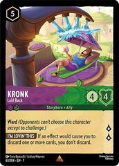 Kronk - Laid Back - 63/204 - Rare - Cold Foil