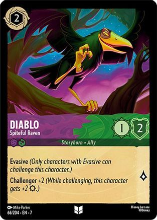 Diablo - Spiteful Raven - 66/204 - Uncommon