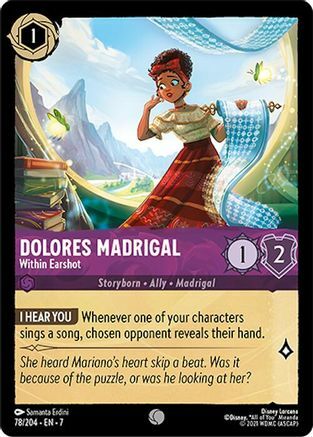 Dolores Madrigal - Within Earshot - 78/204 - Common