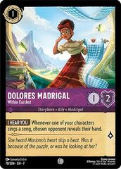 Dolores Madrigal - Within Earshot - 78/204 - Common - Cold Foil