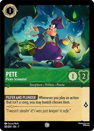 Pete - Pirate Scoundrel - 89/204 - Common