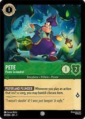 Pete - Pirate Scoundrel - 89/204 - Common - Cold Foil