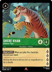 Shere Khan - Infamous Tiger - 92/204 - Rare