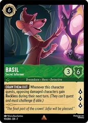 Basil - Secret Informer - 93/204 - Rare - Cold Foil