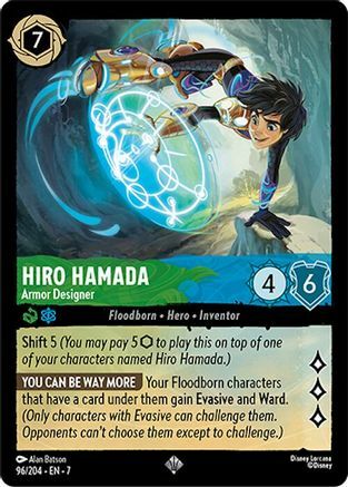 Hiro Hamada - Armor Designer - 96/204 - Super Rare