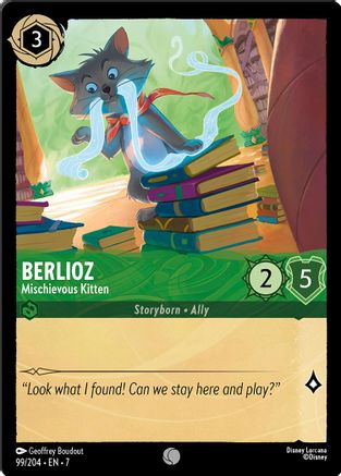 Berlioz - Mischievous Kitten - 99/204 - Common