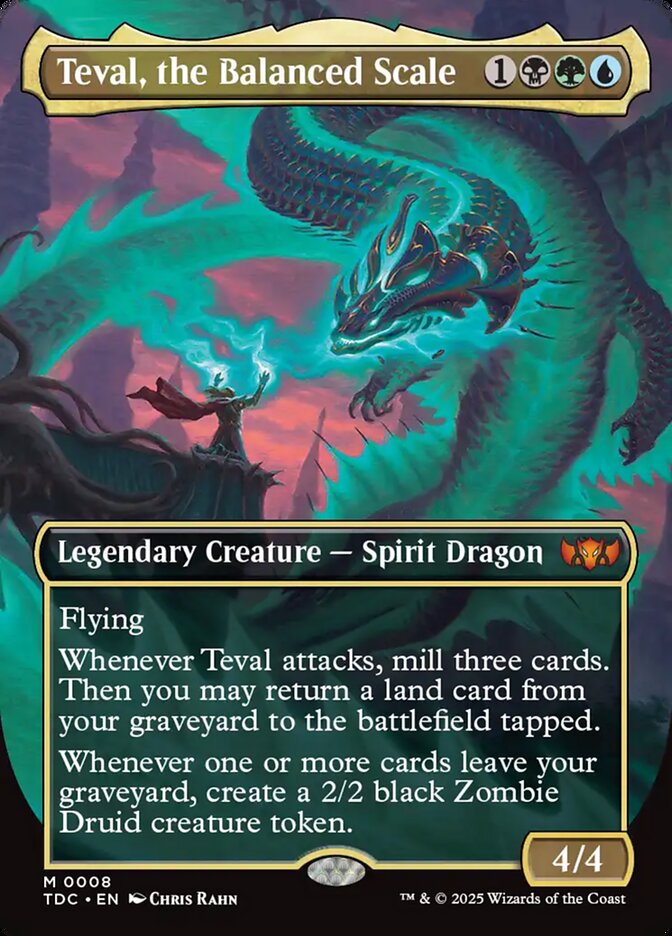 Teval, the Balanced Scale - Foil - Borderless
