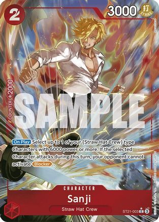 Sanji (Parallel) - ST21-003 - C - Foil