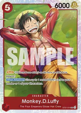 Monkey.D.Luffy - ST21-014 - SR - Foil